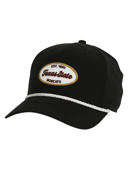 TXST P Vintage Oval Patch Hat