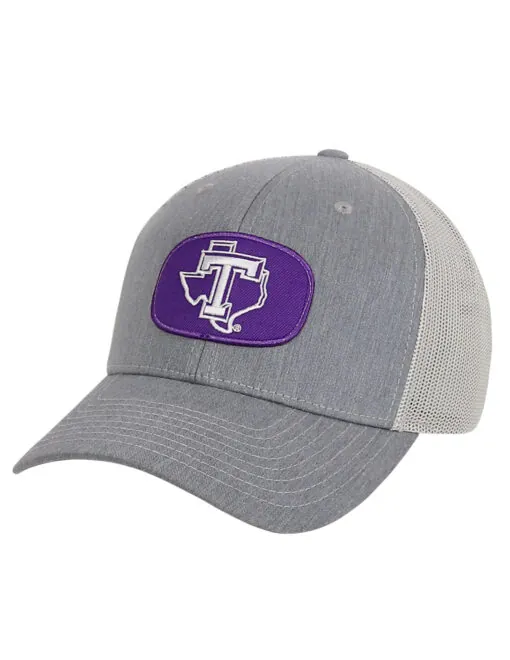 TSU Block T Flat Oval Patch Hat