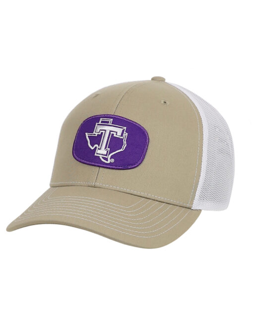 TSU Block T Flat Oval Patch Hat - Image 3