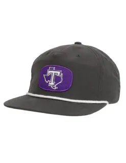 TSU Block T Flat Oval Patch Hat