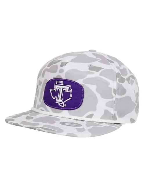 TSU Block T Flat Oval Patch Hat - Image 2