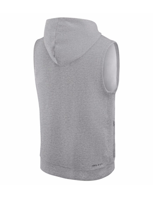 UT Texas Longhorns Nike Sideline Sleeveless Pullover Hoodie - Image 2