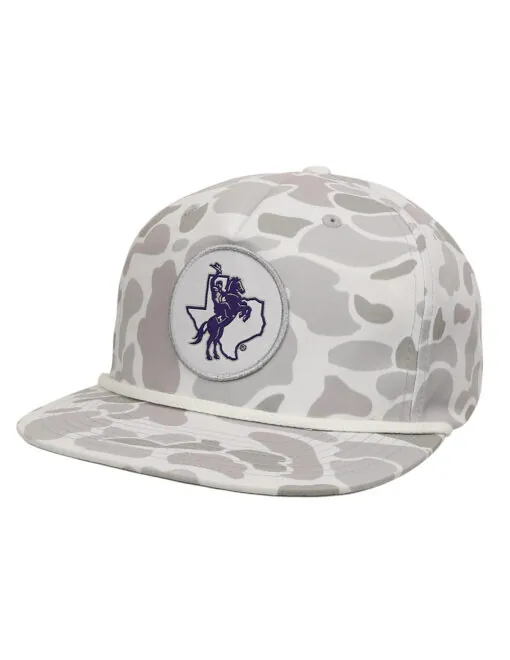 TSU P Texas Rider Circle Patch Hat