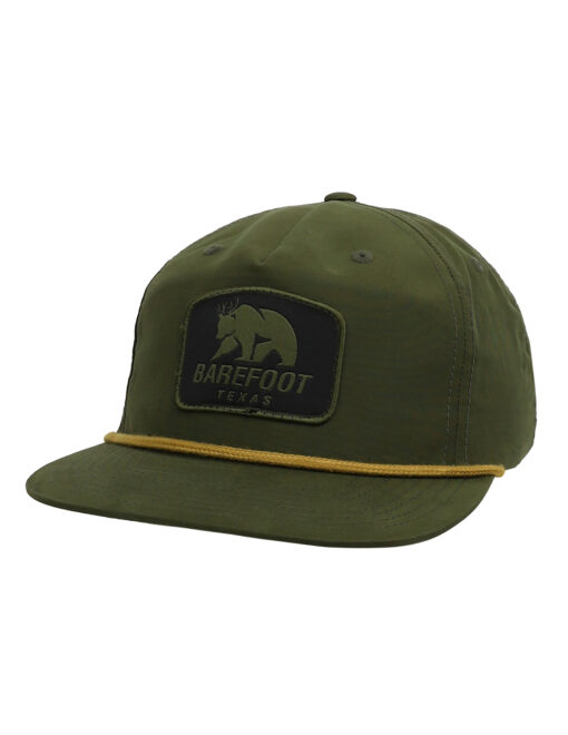 Barefoot Texas Beer Bear Patch Hat - Image 2