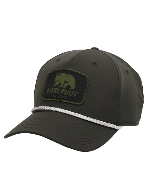 Barefoot Texas Beer Bear Patch Hat