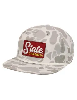 ISU College Script Camo Patch Hat