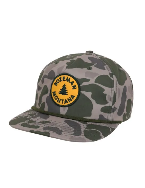 BOZ Royal Pine Circle Patch Camo Hat
