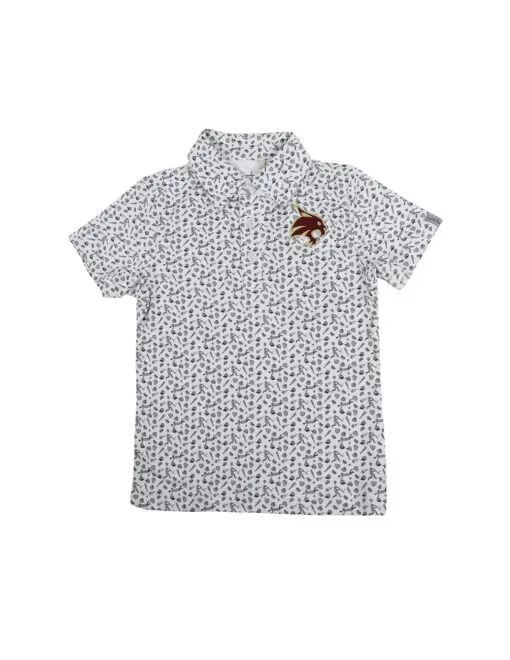 TXST Toddler Baseball Polo