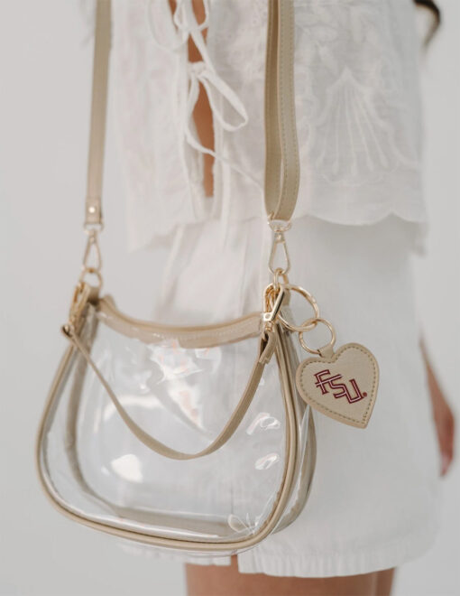 FSU Seminoles Heart Purse Charm - Image 2