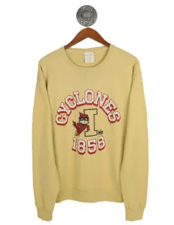 ISU Vin Minute Gold Crewneck