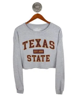 TXST Uncomplicated Cropped Long Sleeve