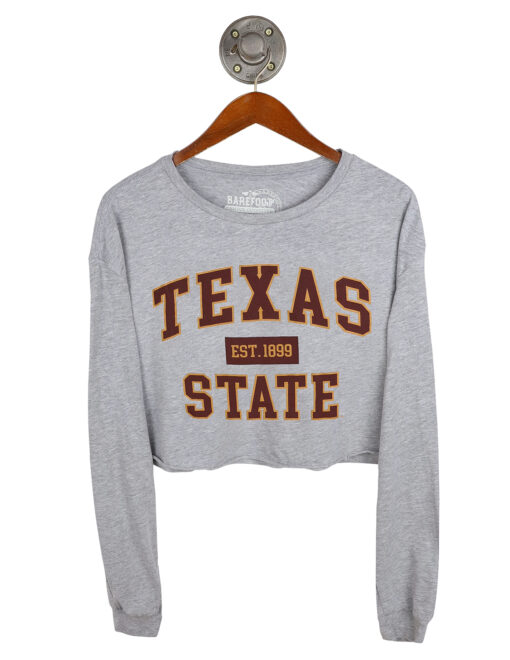 TXST Uncomplicated Cropped Long Sleeve