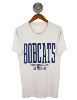 TXST Patriotic Flag Stack Short Sleeve