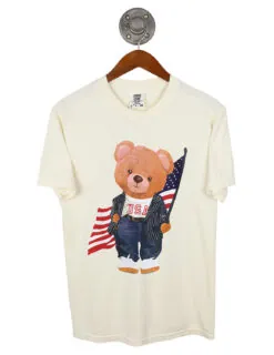 USA American Flag Bear Short Sleeve