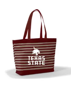 TXST Tatum Wavy Striped Tote
