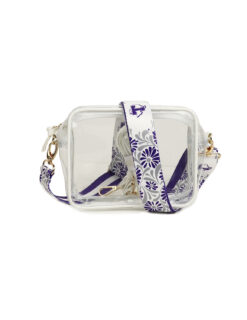 TSU Floral Bridget Clear Purse