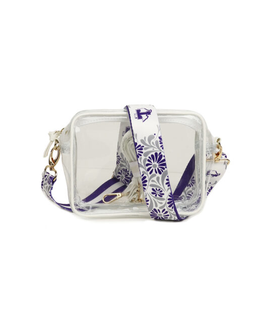 TSU Floral Bridget Clear Purse