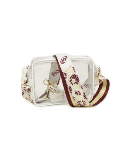 FSU Floral Bridget Clear Purse