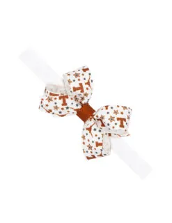 UT Mini College Star Bow Headband