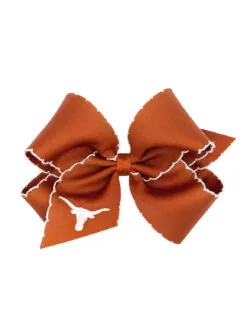 UT King Grosgrain Moonstitch Bow