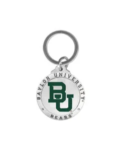 BU Pewter Keychain
