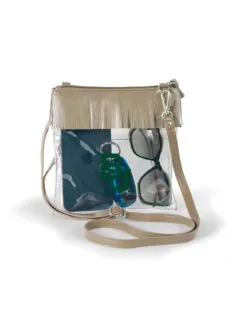BU Fringe Clear Purse