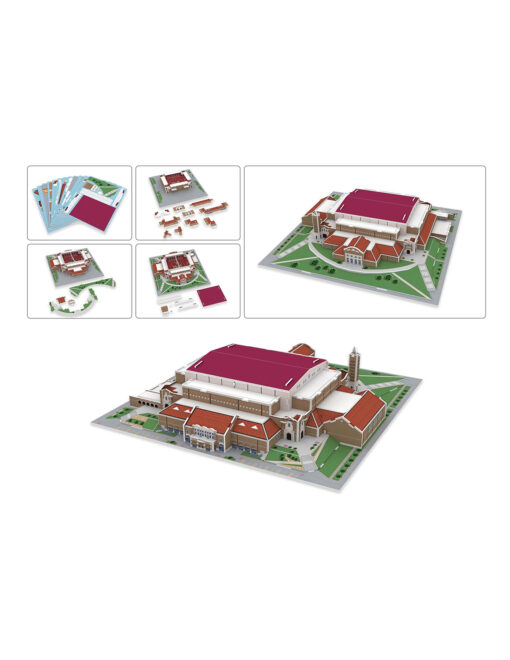 TTU 3D Basketball Stadium Puzzle - Image 2