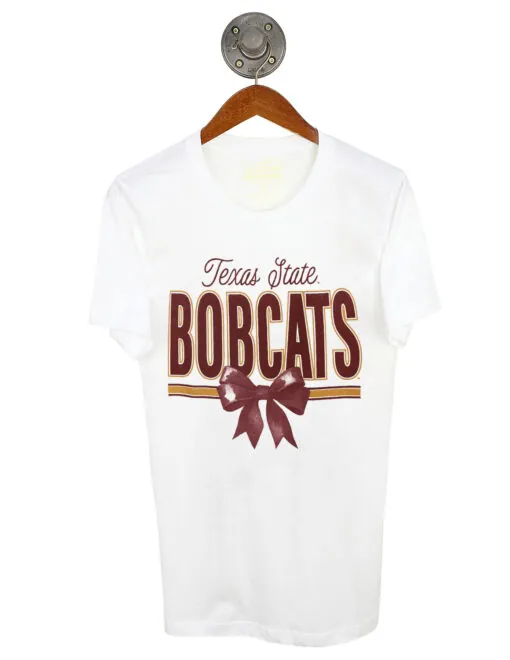 TXST Stacked On A Bow Short Sleeve