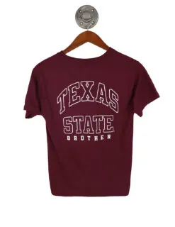 TXST Youth Brother Arch Outline Short Sleeve