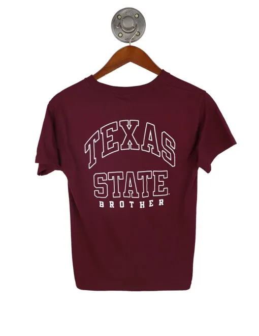 TXST Youth Brother Arch Outline Short Sleeve