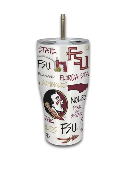 FSU Icon Metal Tumbler