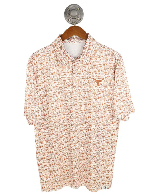UT Allover Tailgate Print Polo
