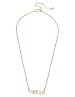 UT Varsity Outline Necklace
