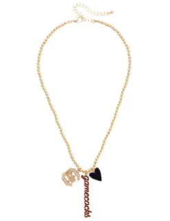 USC Ball Bead Charm Necklace