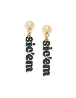 BU Slogan Earrings