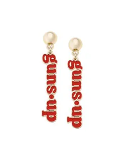 TTU Slogan Earrings