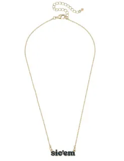 BU Slogan Necklace