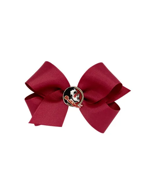 FSU Medium Patch Hair Bow