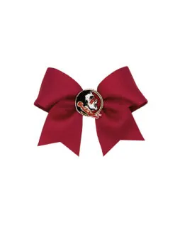 FSU Medium Patch Cheer Hair Bow