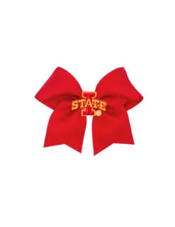 ISU Medium Patch Cheer Hair Bow
