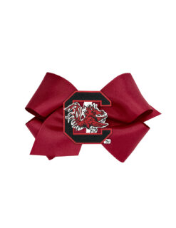 USC King Patch Hair Bow