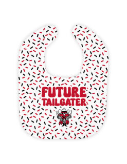 TTU College Confetti Baby Bib