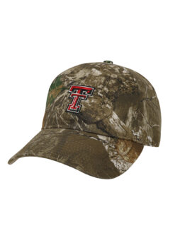 TTU Logo Twill Camo Hat