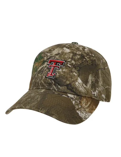 TTU Logo Twill Camo Hat