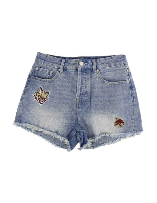 TXST Patched Denim Shorts