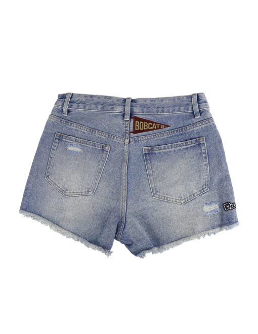 TXST Patched Denim Shorts - Image 2