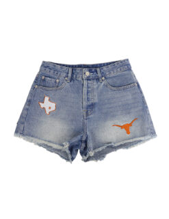 UT Patched Denim Shorts