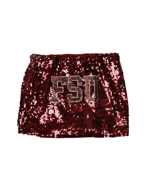 FSU Sequin Mini Skirt - Image 2