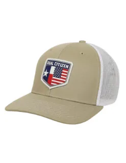 Dual Citizen TX USA Patch Hat