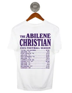 ACU FB Schedule 2025 Short Sleeve